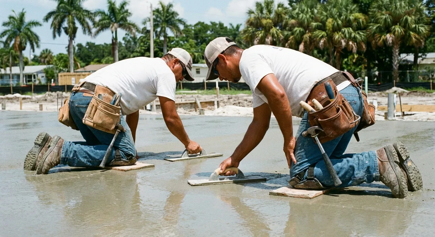 concrete contractors finishing slab fl Spring Hill FL