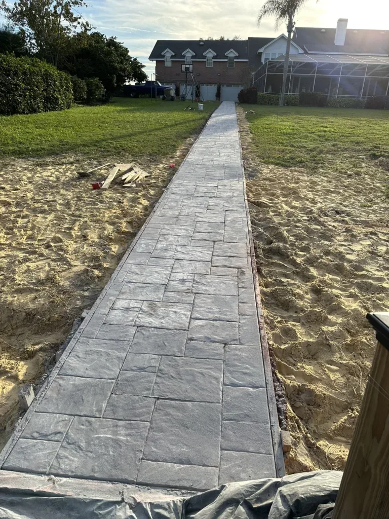 decorative stamped concrete Hernando Beach FL